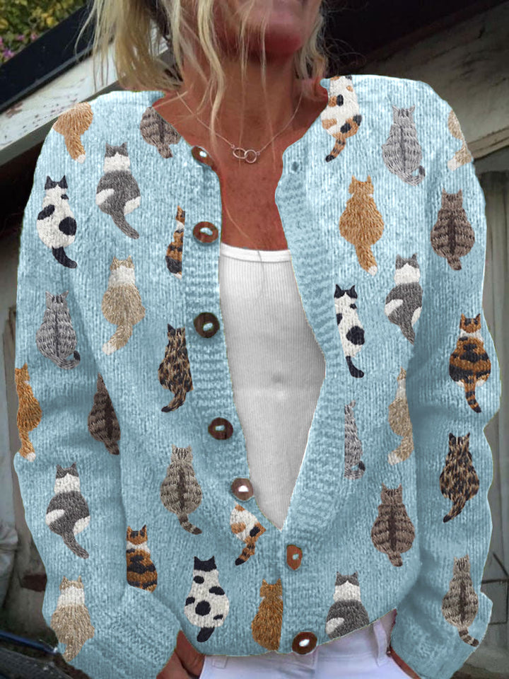 Charlotte™ | Gemusterter Kuschel-Cardigan