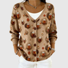 Bequemer Strick-Cardigan mit Knöpfen