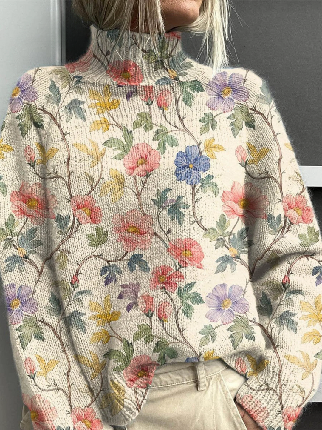 Susanna | Rollkragenpullover Blossom