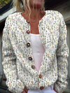 Ivadelle™ | Strickcardigan Floral Vintage