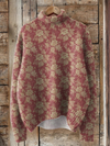 Gretchen | Pulli mit Rollkragen Floral Vintage