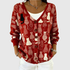 Bequemer, Knopf-Cardigan