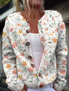 Greta™ | Strick Cardigan Floral Vintage
