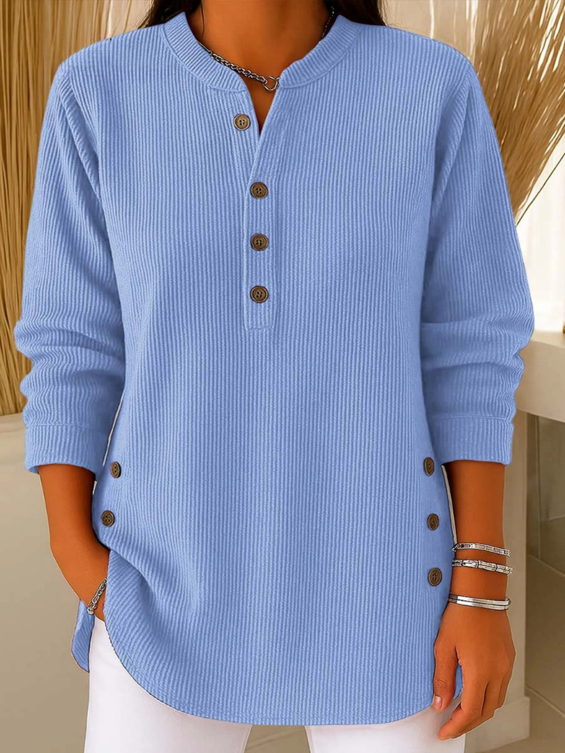 Neva™ | Henley-Tunika mit Knöpfen