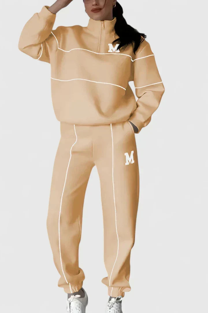 Thalynnae | Bequemes Sweatshirt- und Hosen-Set