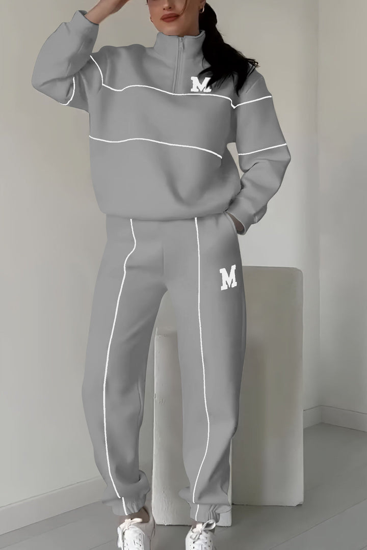 Thalynnae | Bequemes Sweatshirt- und Hosen-Set