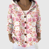 Hoodie Cardigan aus Strick
