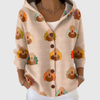 Hooded Strickcardigan