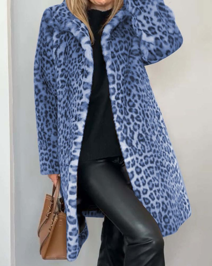 Eleganter Leopardenmantel Lysandra™