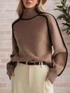 Donna | Eleganter Pullover mit hohem Kragen