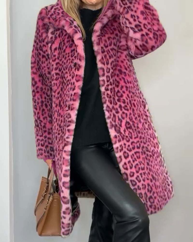 Eleganter Leopardenmantel Lysandra™