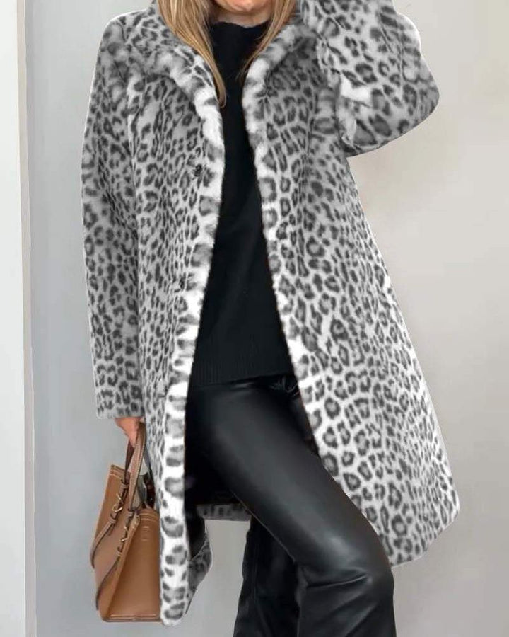 Eleganter Leopardenmantel Lysandra™