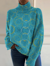 Elsa | Turtleneck mit Kreisdruck