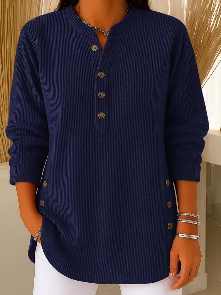 Neva™ | Henley-Tunika mit Knöpfen