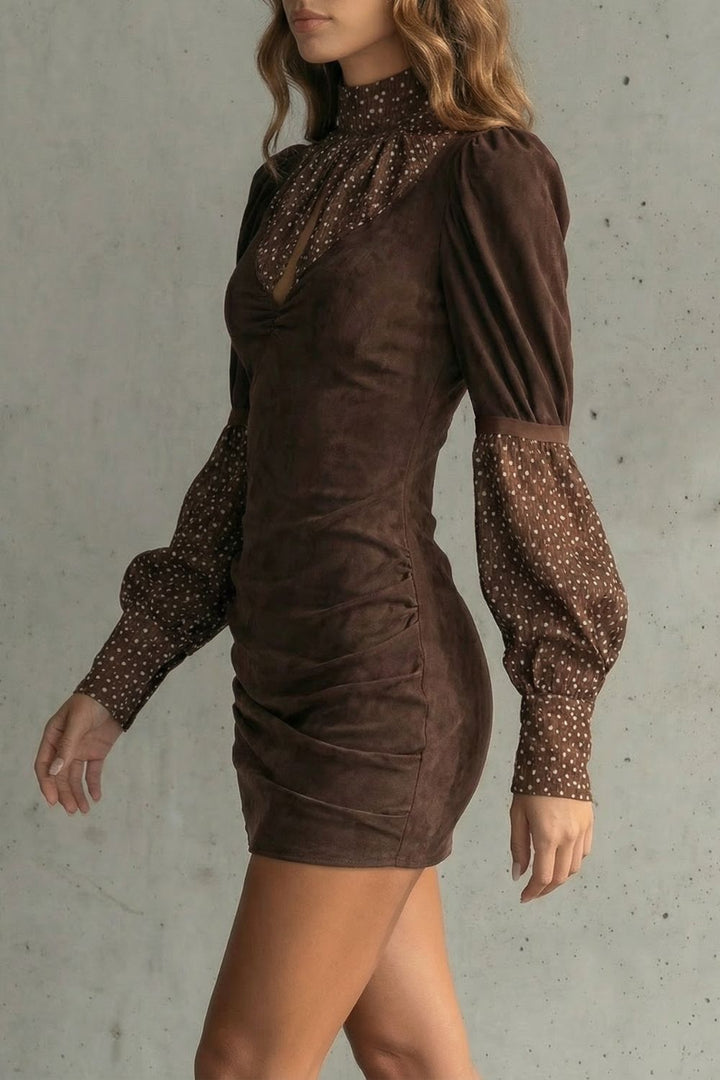 Serelinne – Vintage Puffärmel – Minikleid