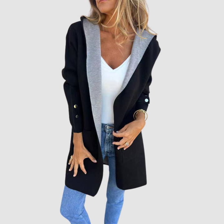 Farbenblockierte Kapuzenjacke Mariela™