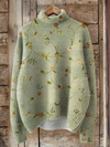 Edith | Pullover mit floralem Muster
