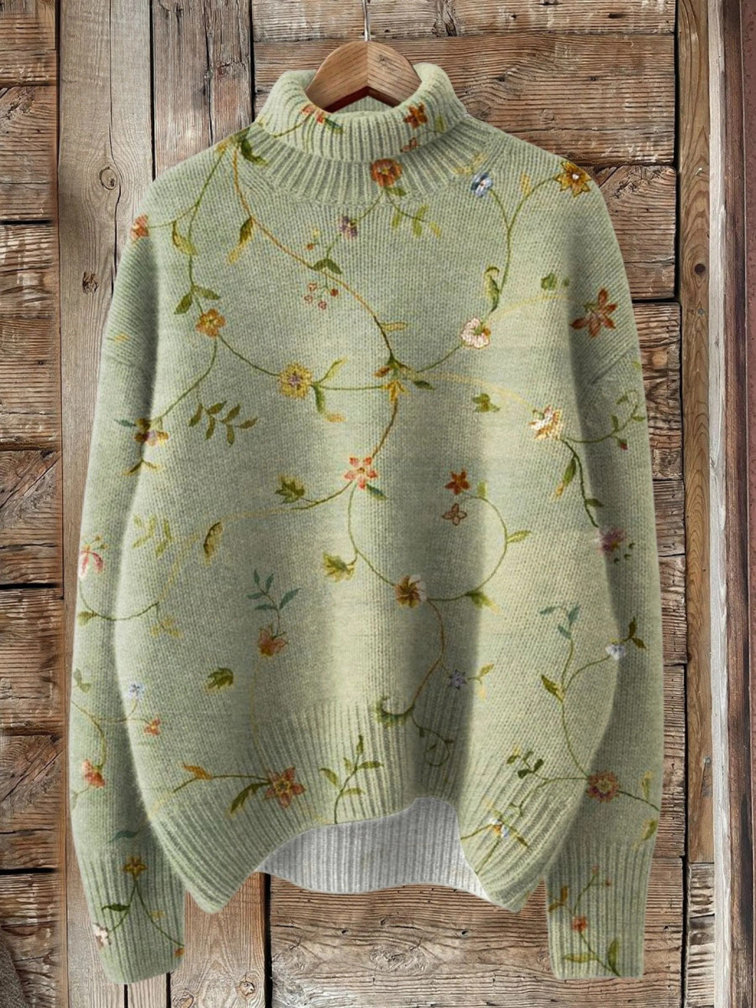 Edith | Pullover mit floralem Muster