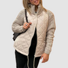Patchwork-Daunenjacke aus Wolle Carina™