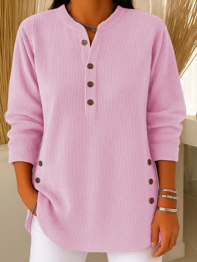 Neva™ | Henley-Tunika mit Knöpfen