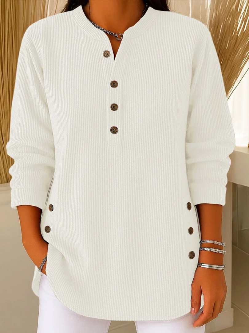 Neva™ | Henley-Tunika mit Knöpfen