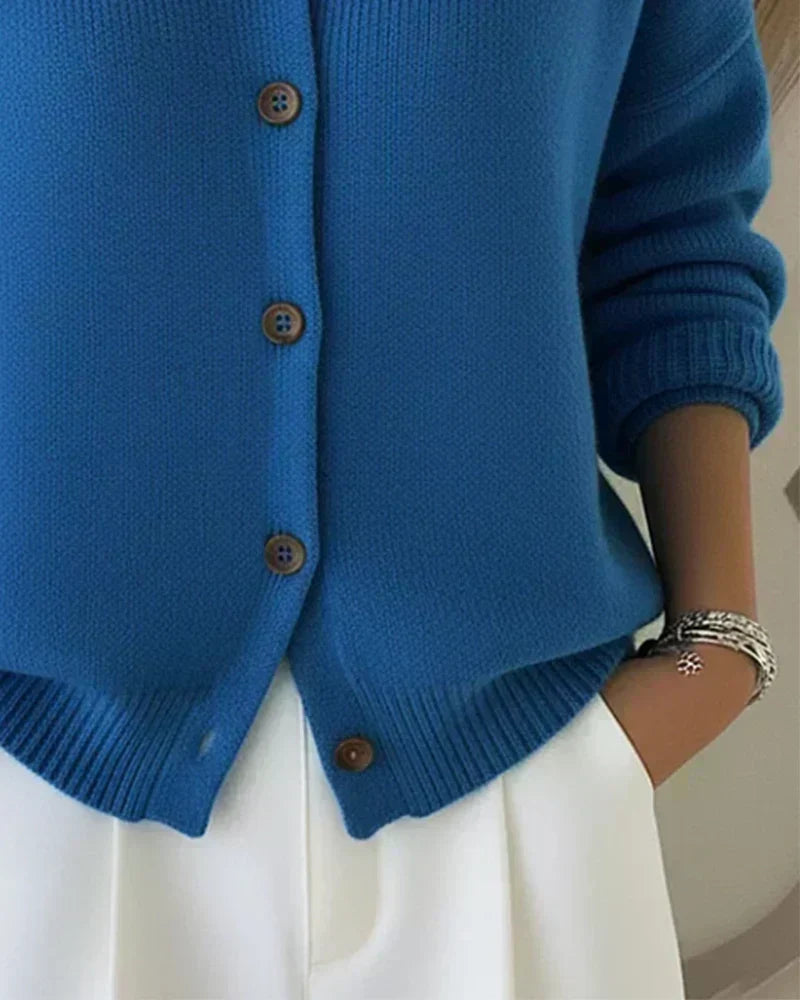 Vespera™ | Knopfkragen Cardigan
