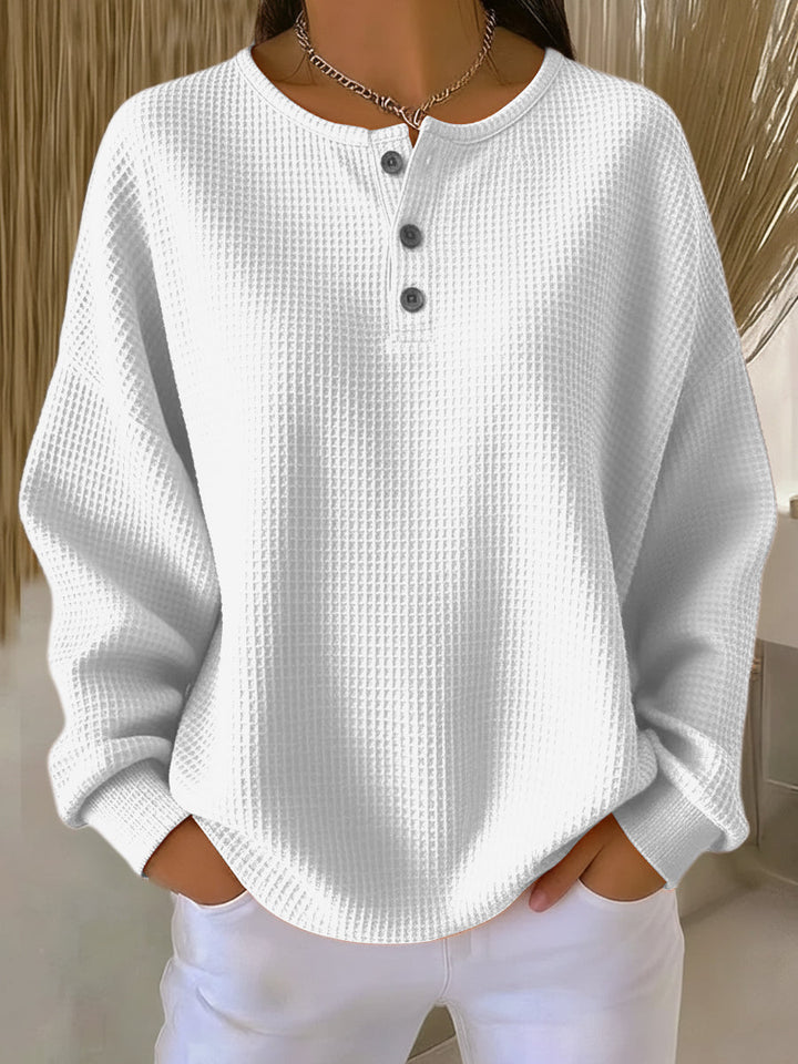 Mirabel - Bequemes Sweatshirt mit gewelltem Muster