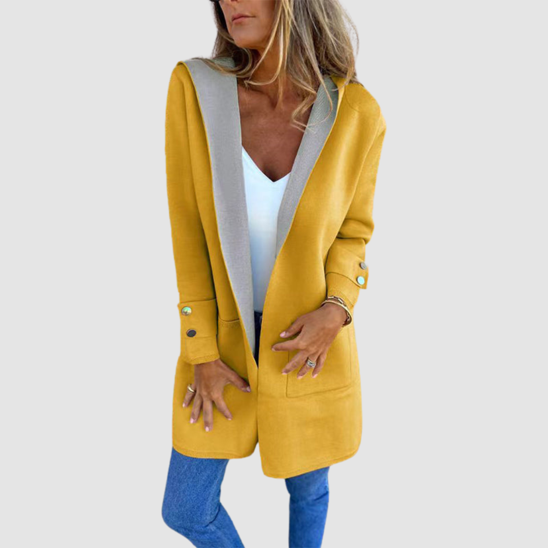 Farbenblockierte Kapuzenjacke Mariela™
