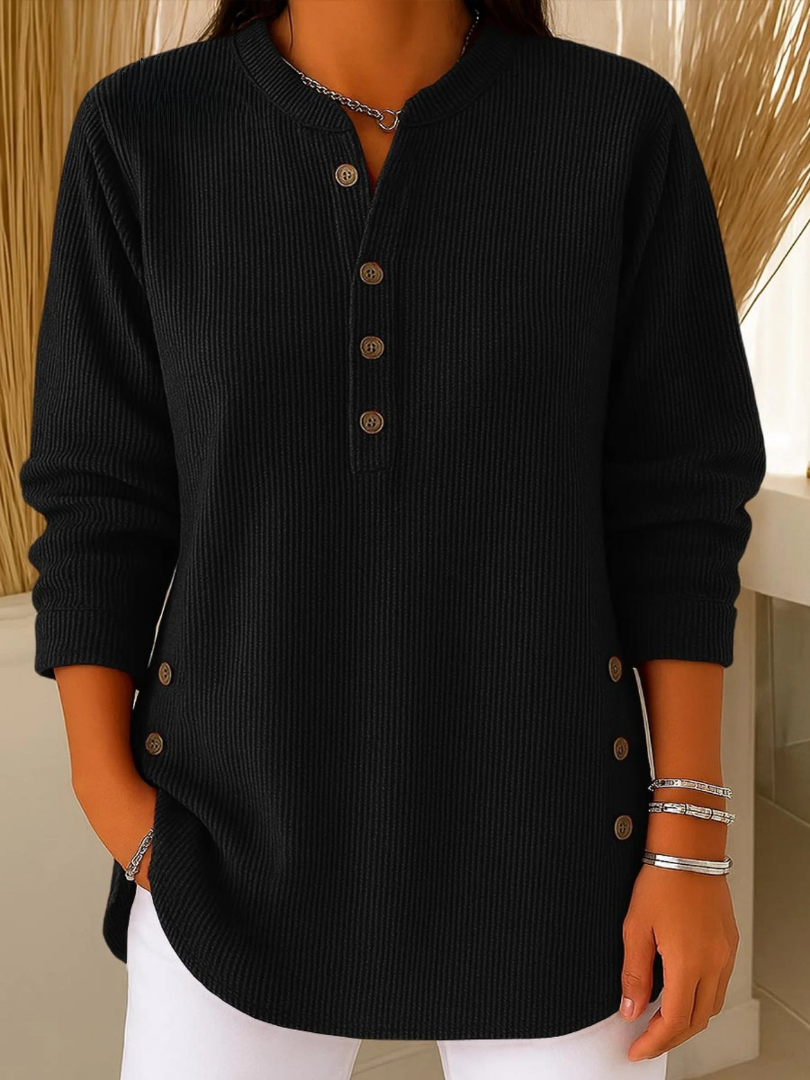 Neva™ | Henley-Tunika mit Knöpfen