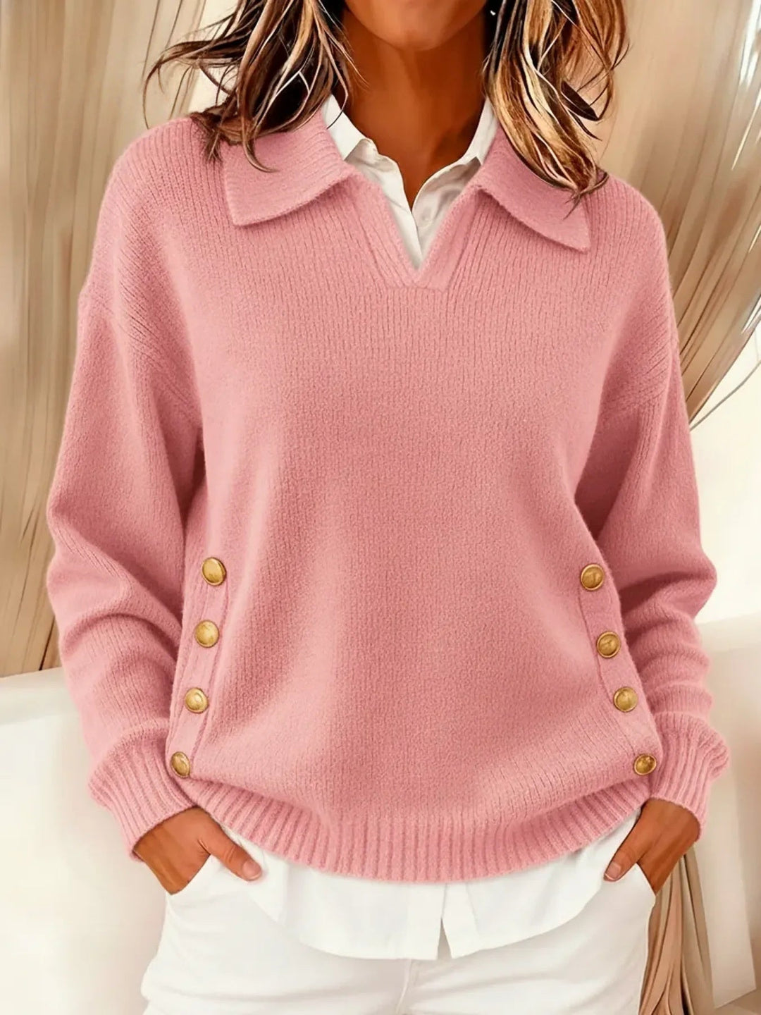 Vynette - Pullover mit V-Ausschnitt