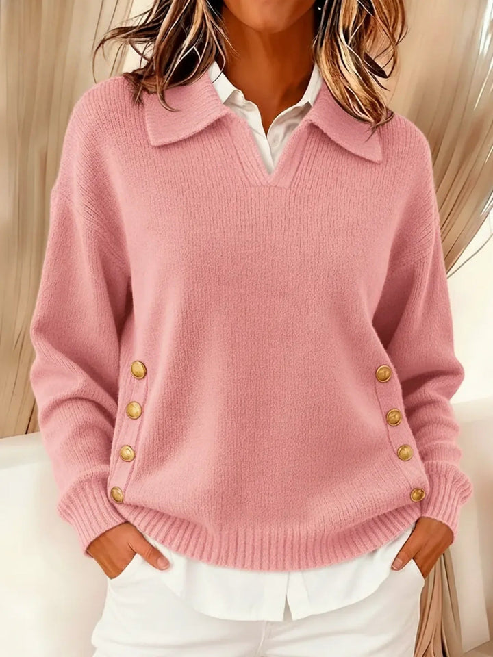 Vynette - Pullover mit V-Ausschnitt