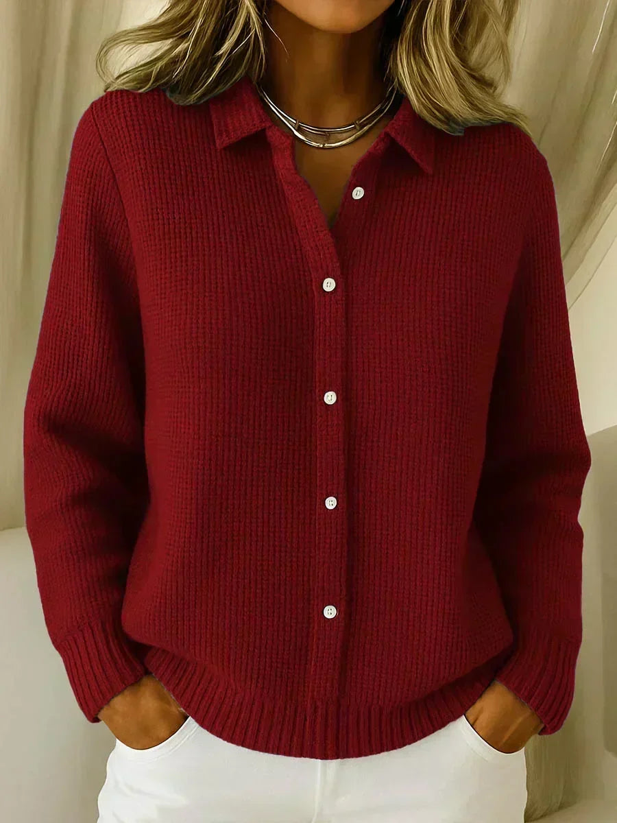 Camille™ | Button-up Cardigan aus strukturiertem Strick