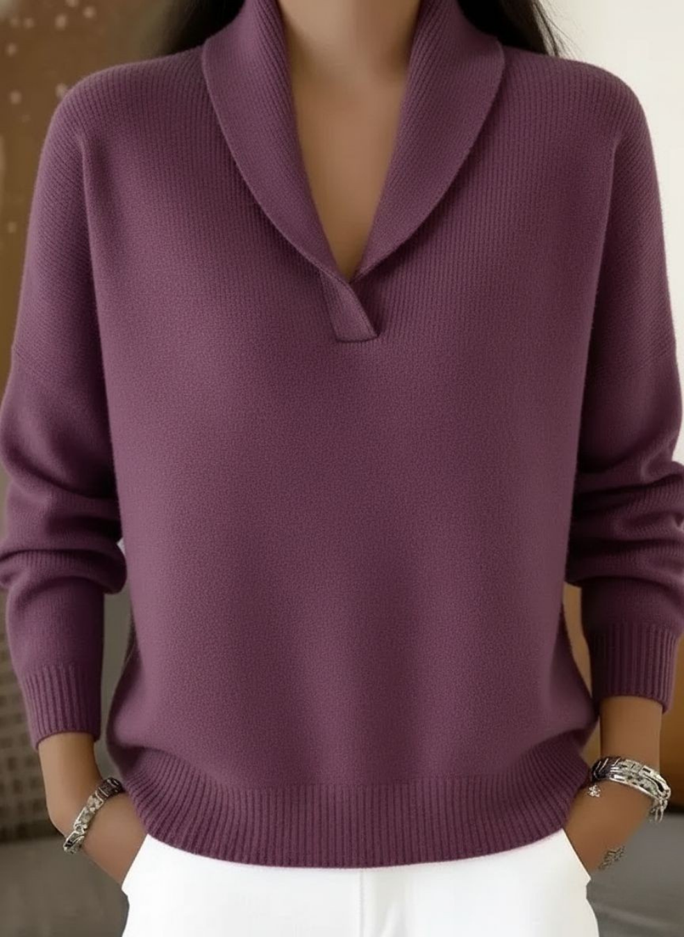 Antonine™ | Pullover mit V-Ausschnitt