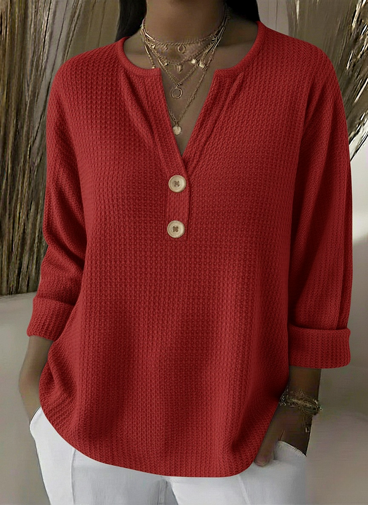 Lucinda™ | Henley Oberteil