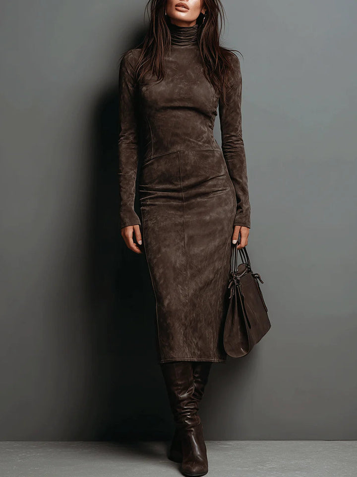 Sophie | Midi-Kleid mit langen Ärmeln