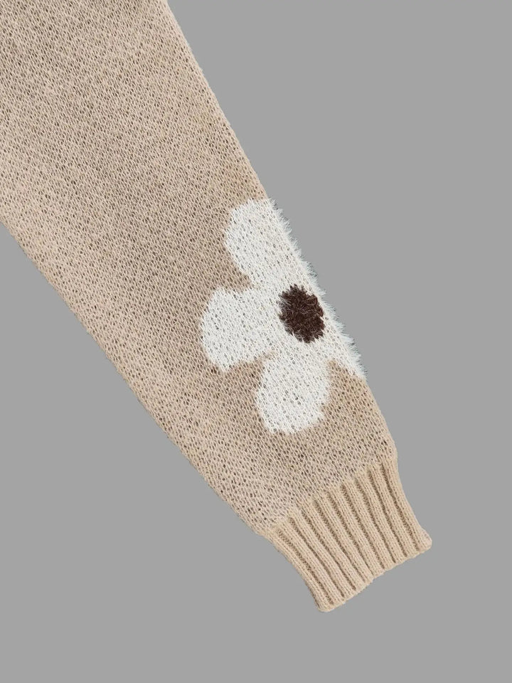 Daisy | Pullover mit Blumenmuster