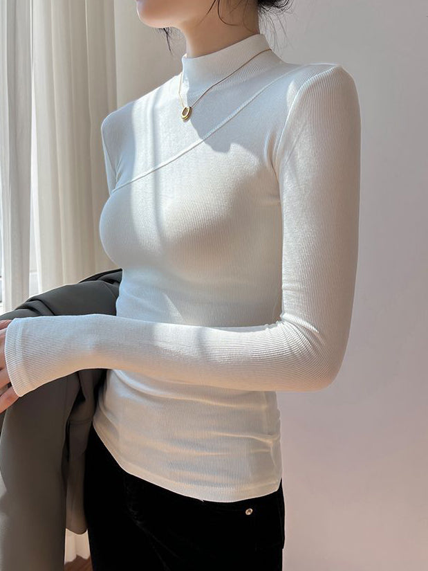Vivienne | Elegantes Oberteil mit Stehkragen