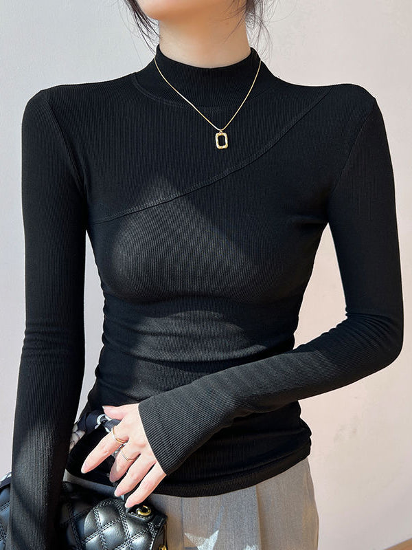 Vivienne | Elegantes Oberteil mit Stehkragen