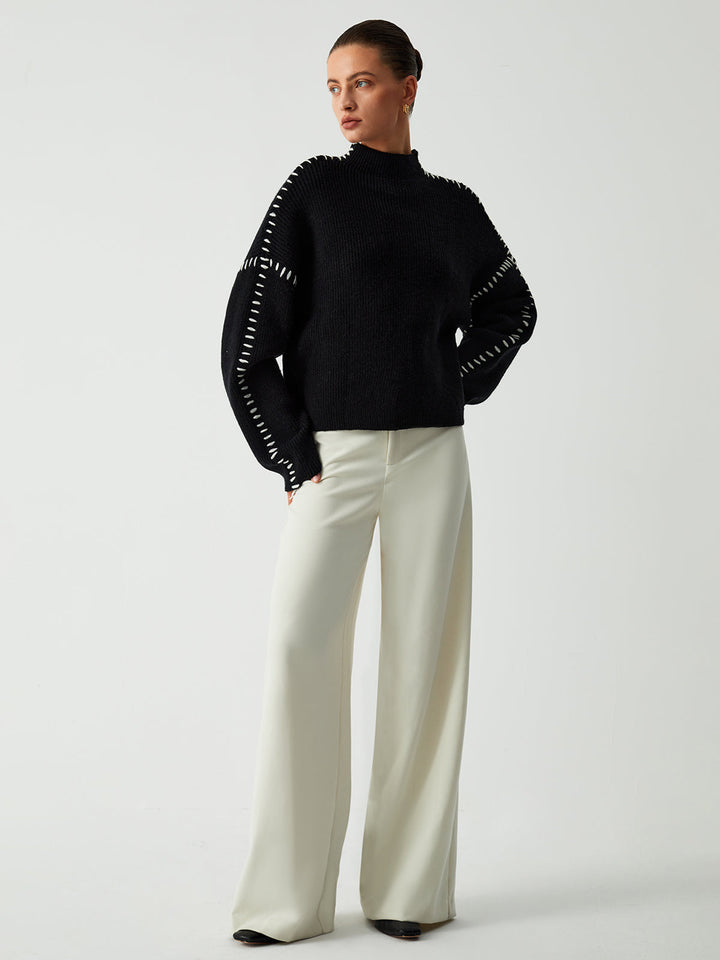 Carys | Lässiger Rollkragenpullover