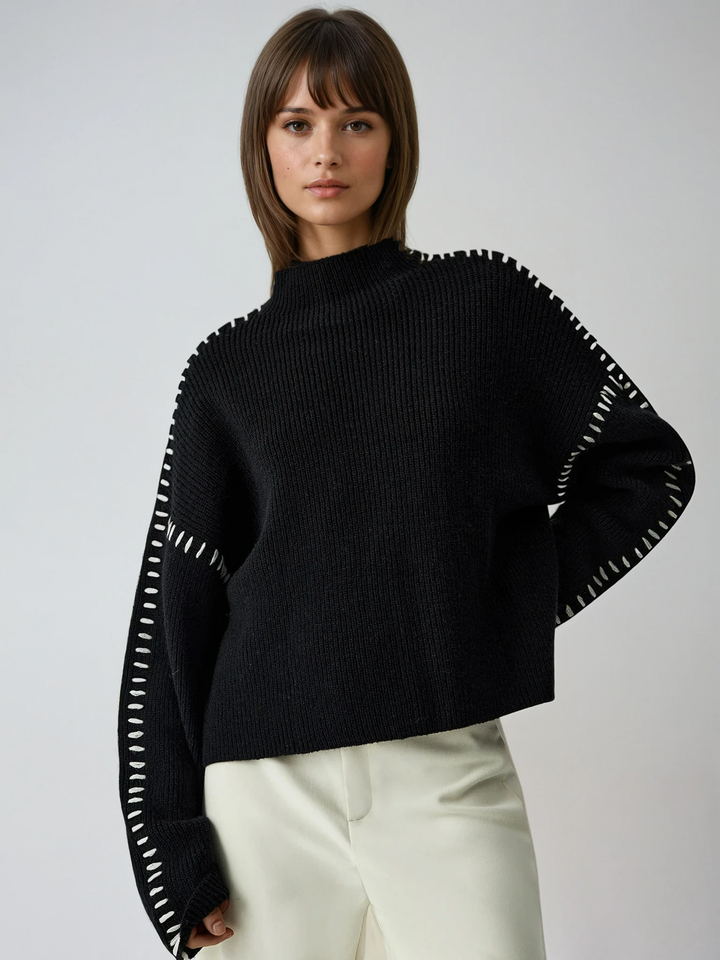 Carys | Lässiger Rollkragenpullover