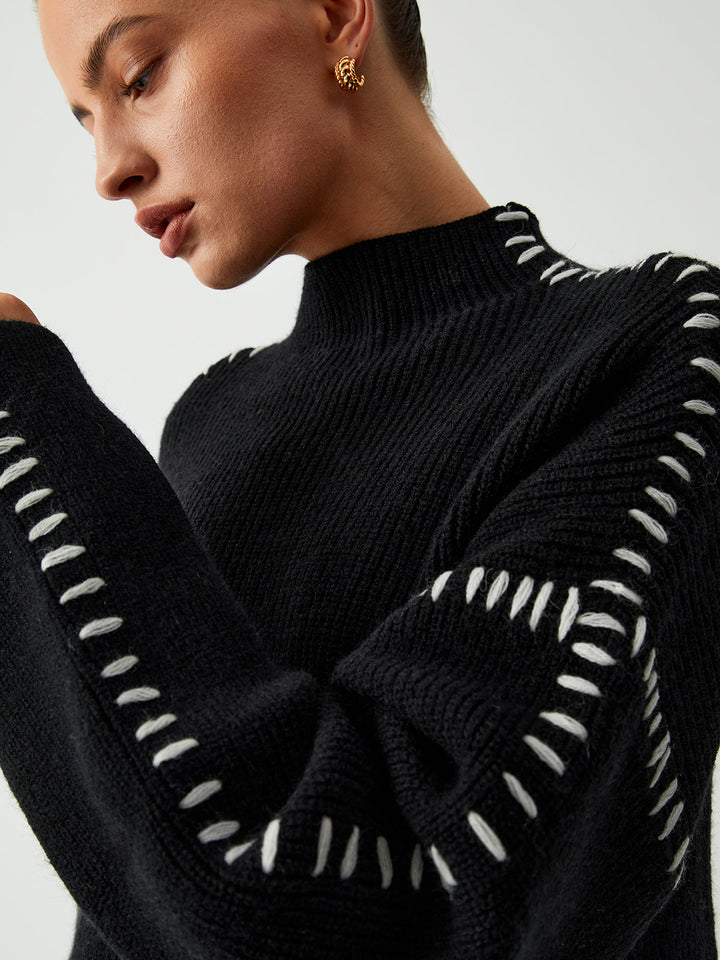 Carys | Lässiger Rollkragenpullover