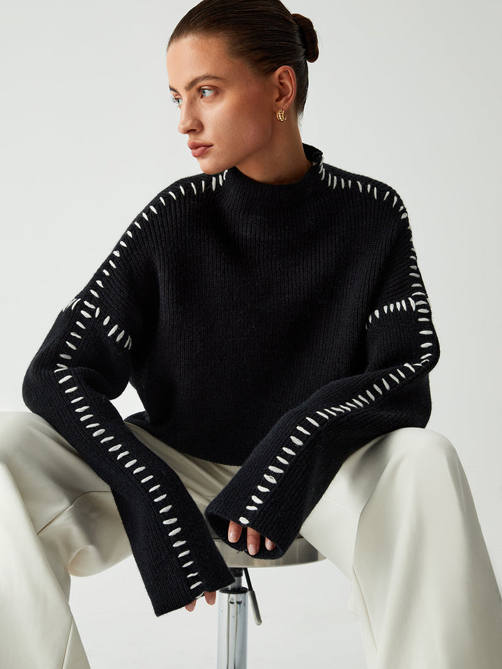 Carys | Lässiger Rollkragenpullover