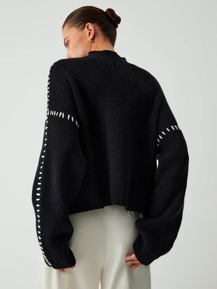 Carys | Lässiger Rollkragenpullover