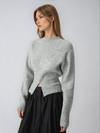 Rosalind | Pulli aus weichem Strick mit halbem Reißverschluss
