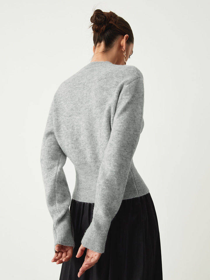 Rosalind | Pulli aus weichem Strick mit halbem Reißverschluss