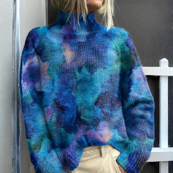 Celeste | Pulli mit hohem Kragen und weichem Material