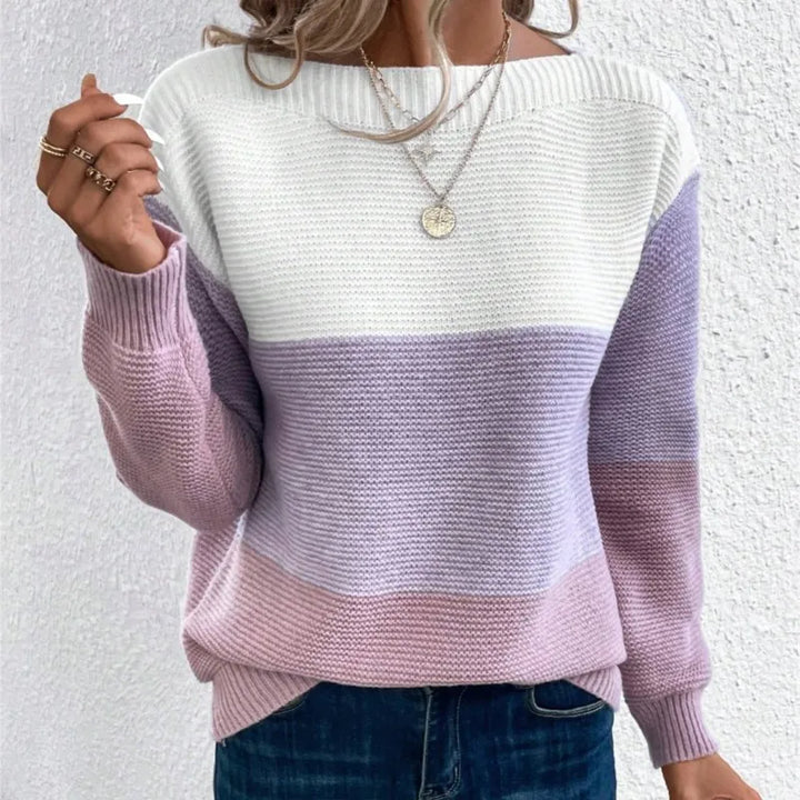Carys | Bicolor Bootneck Pullover