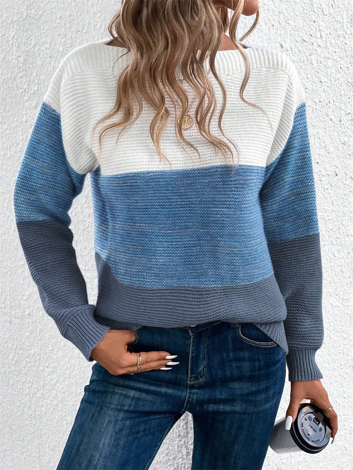 Carys | Bicolor Bootneck Pullover