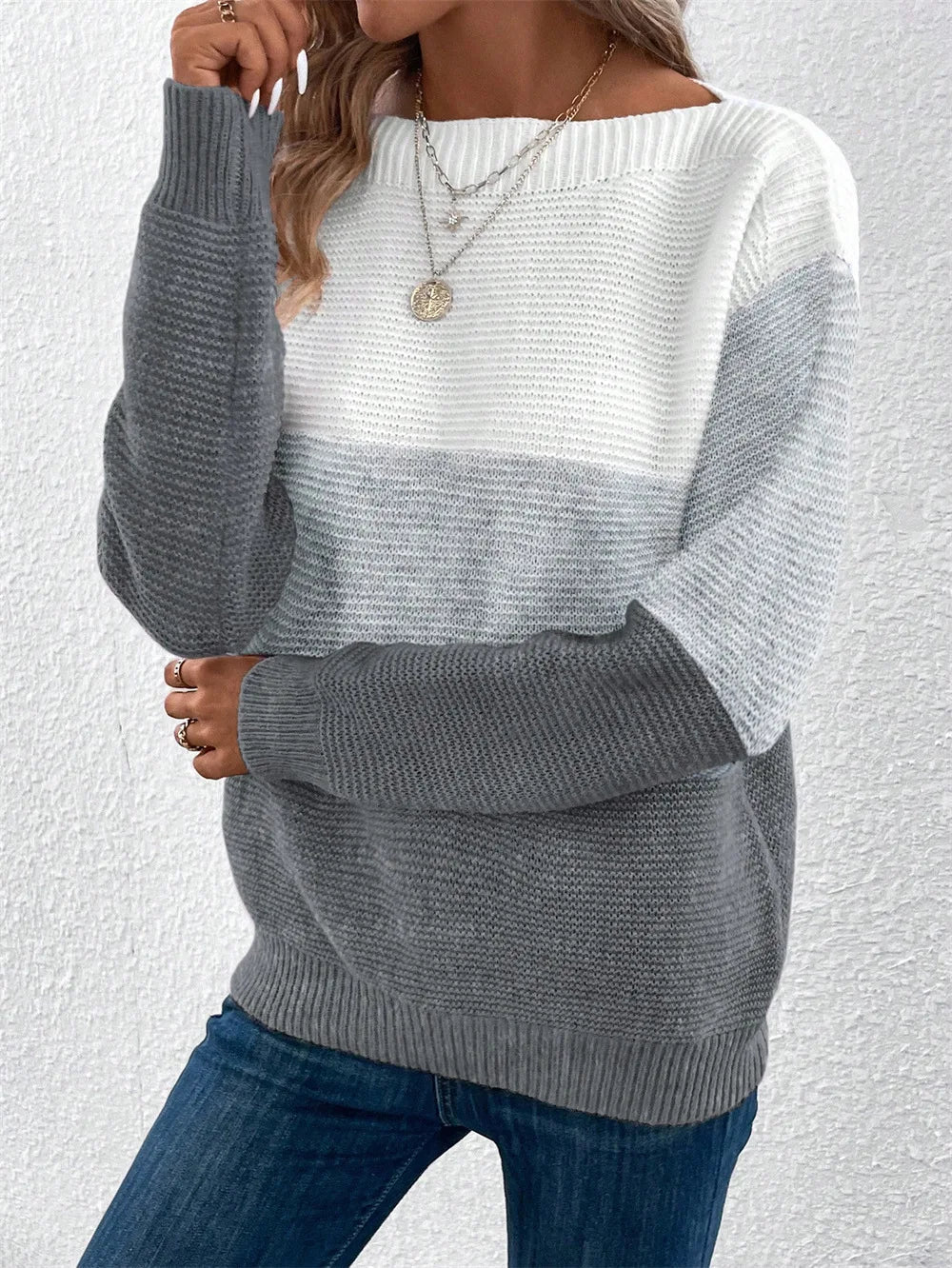 Carys | Bicolor Bootneck Pullover