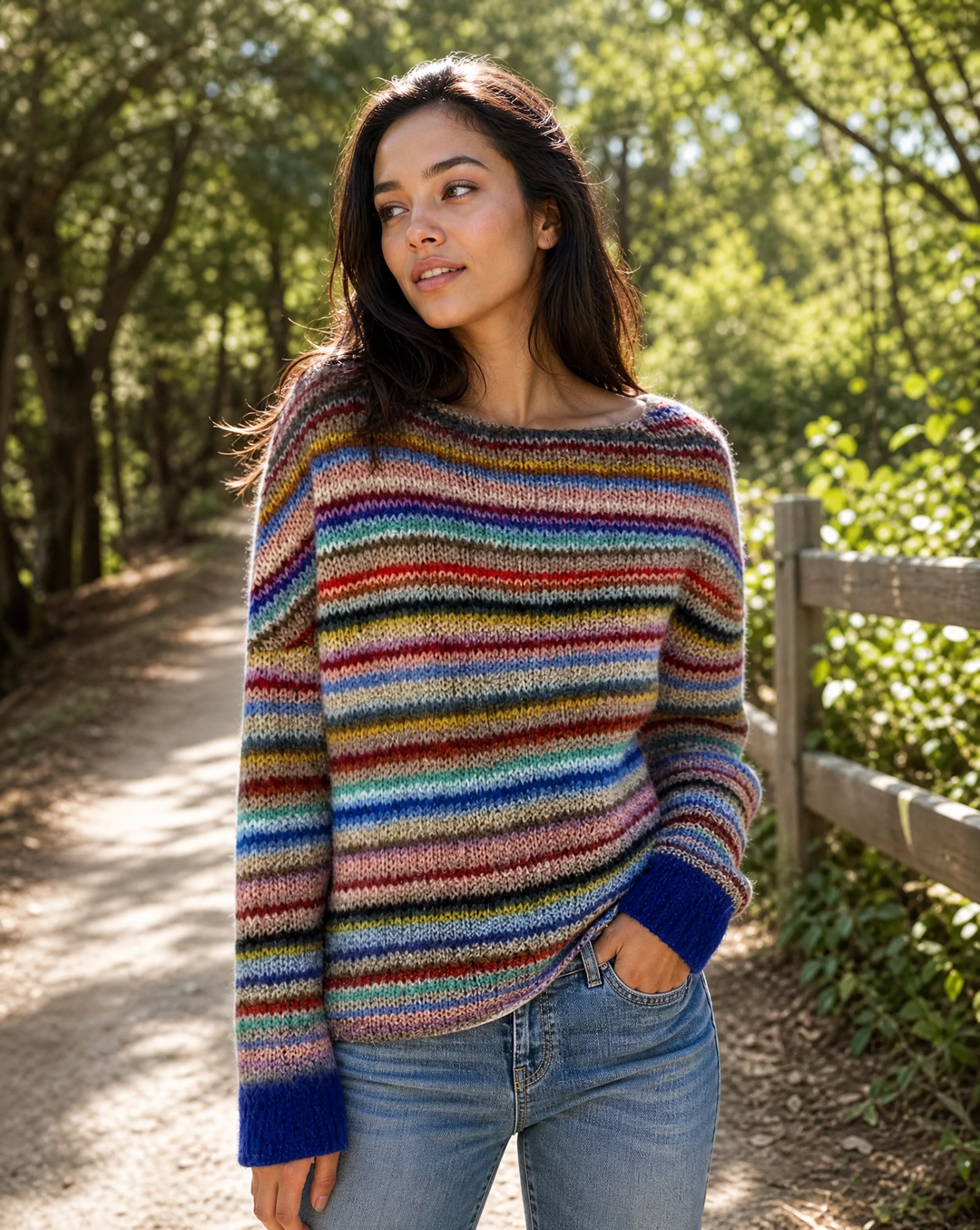 Elsa | Bequemer Streifenpullover